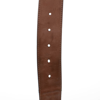 Gucci Calfskin Web Interlocking G Belt 105 42 Black 5 of 5