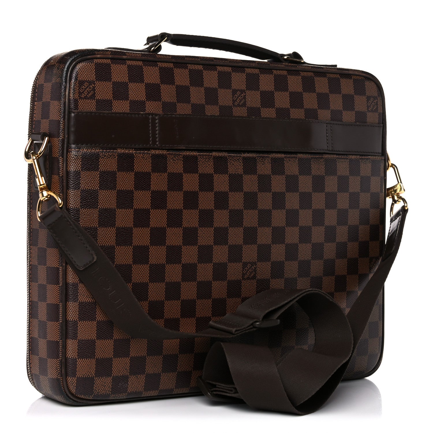 Louis Vuitton Damier Ebene Porte Ordinateur Sabana NM Computer Case 3 of 28