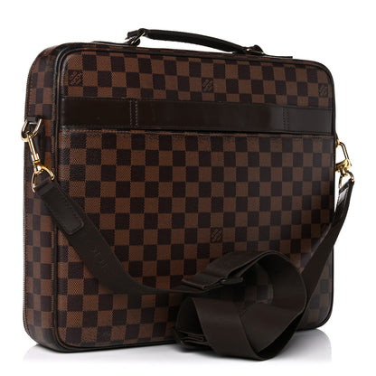 Louis Vuitton Damier Ebene Porte Ordinateur Sabana NM Computer Case 3 of 28