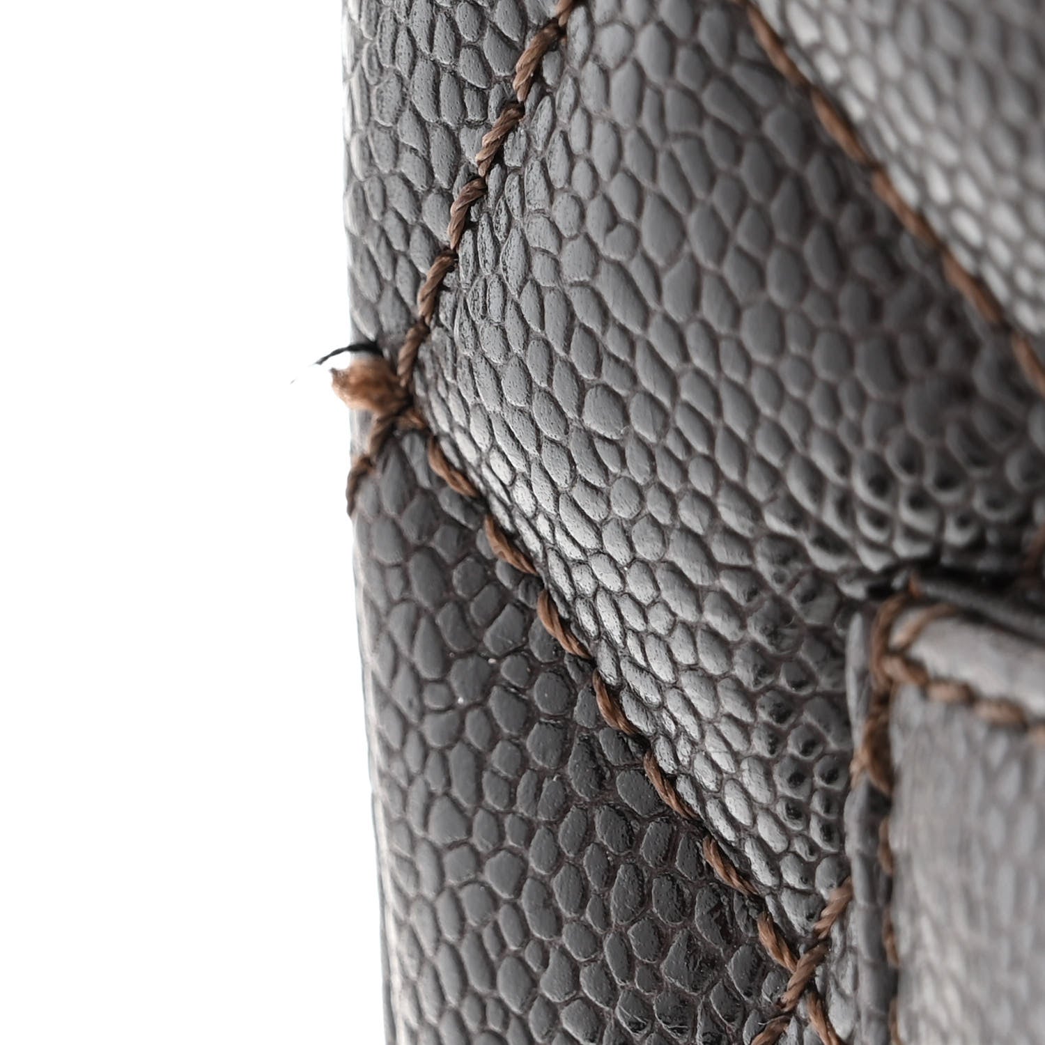 Chanel Caviar Quilted Grand Shopping Tote GST Dark Brown 11 of 11