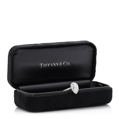 Tiffany Platinum Diamond 1.50ct Soleste Pear Cut Ring 52 6 5 of 5