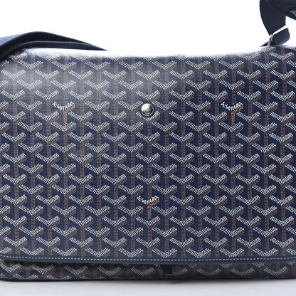 Goyard Goyardine Capetien Messenger Bag Navy 8 of 14