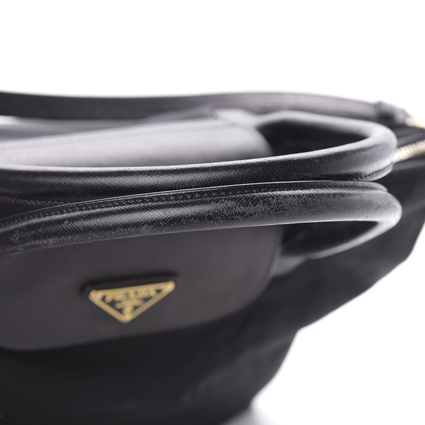 Saffiano Tessuto Nylon Tote Black