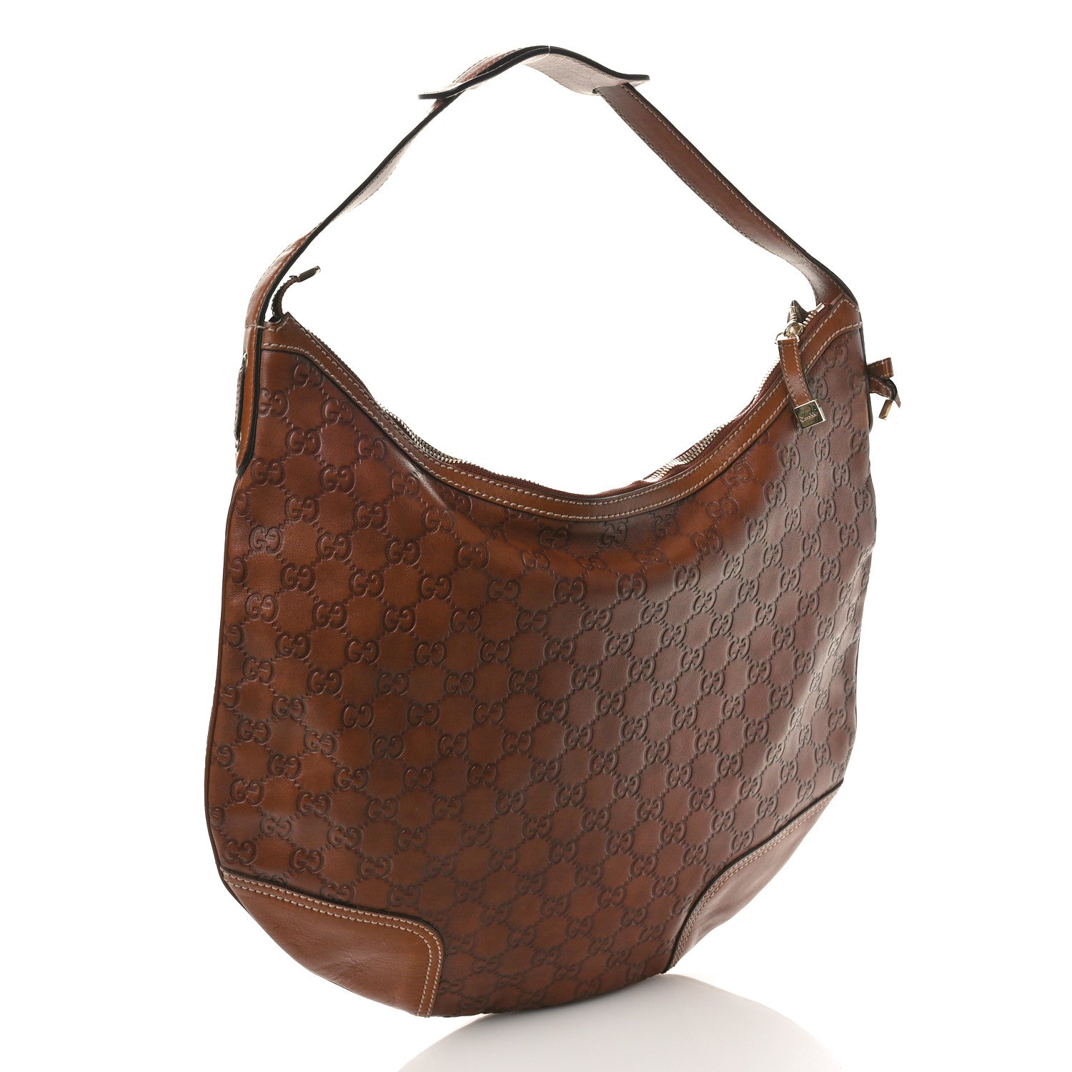 Gucci Guccissima Large Princy Hobo Brown 3 of 10