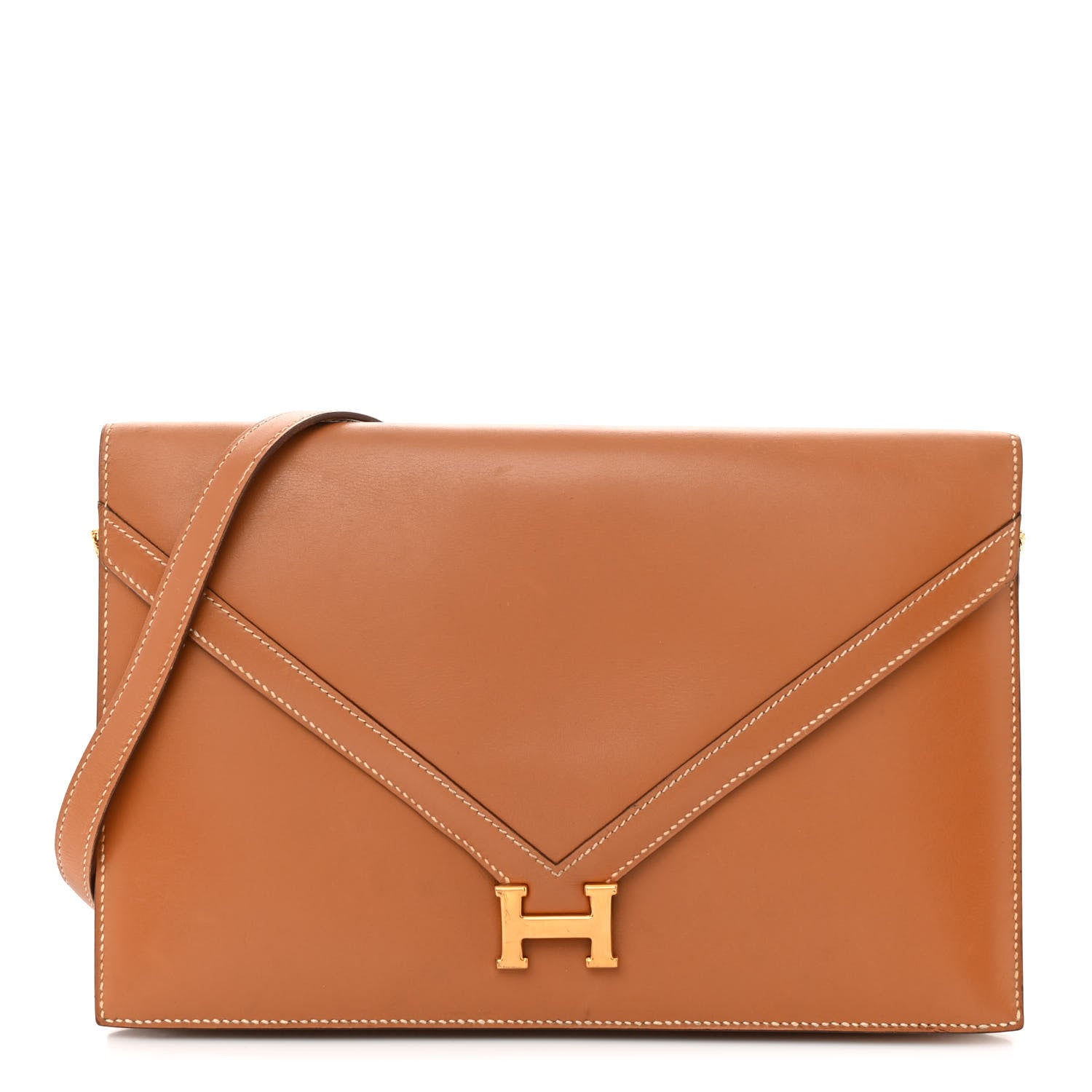 Hermes Box Lydie Clutch Gold 1 of 13