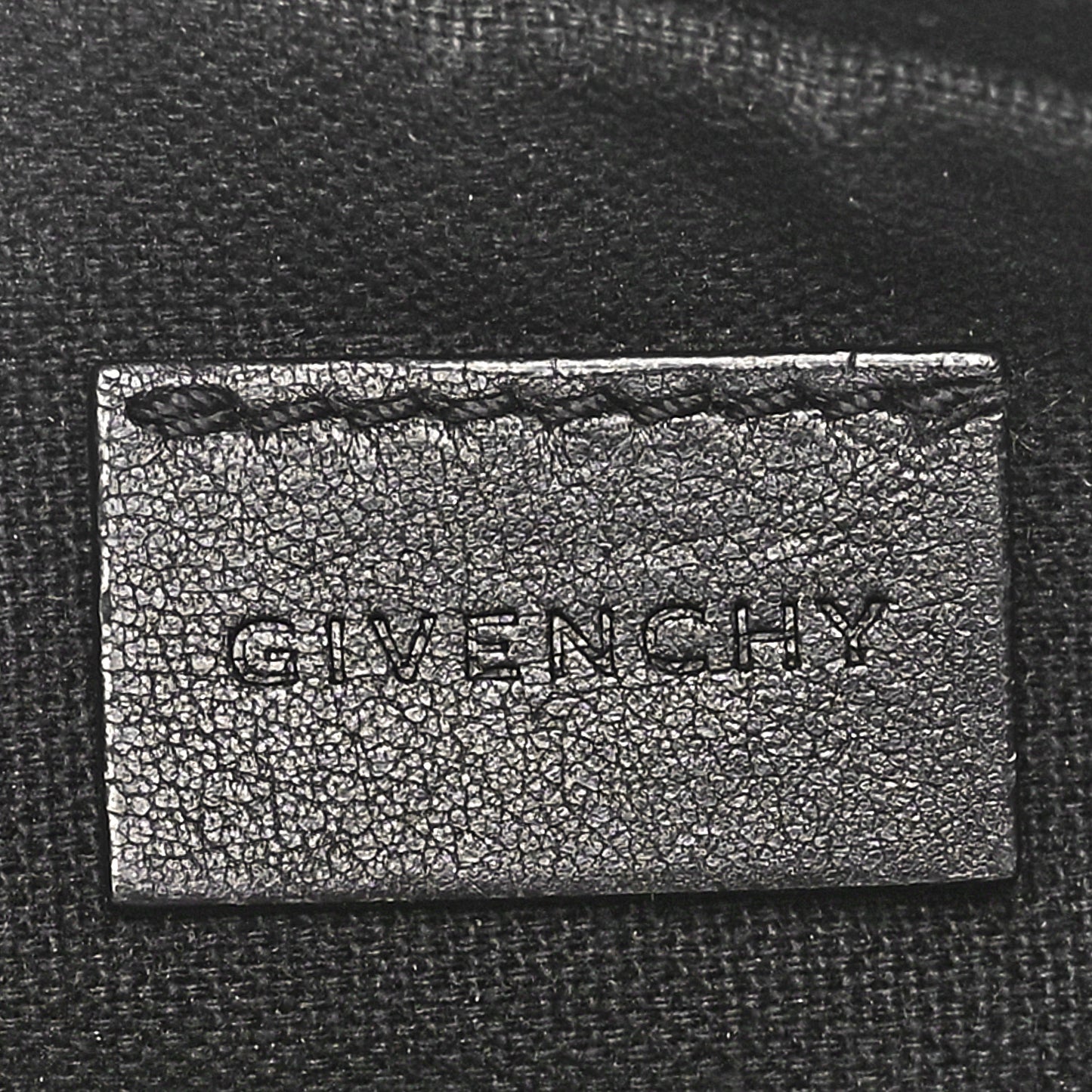 Textured Coated Canvas Favelas Large Antigona Pouch Black