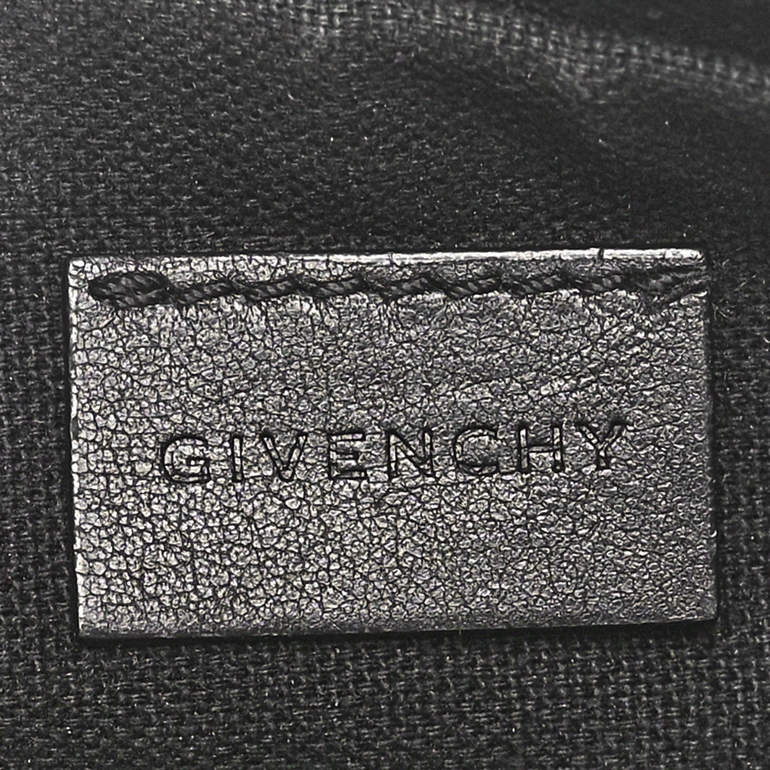 Givenchy Textured Coated Canvas Favelas Large Antigona Pouch Black 6 of 10