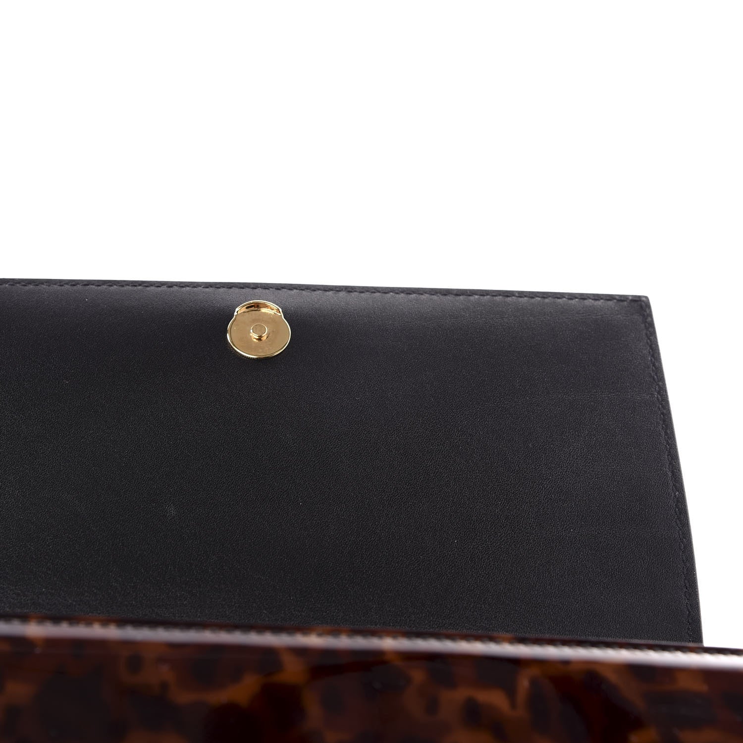 Saint Laurent Patent Small Monogram Kate Satchel Tortoiseshell 10 of 11