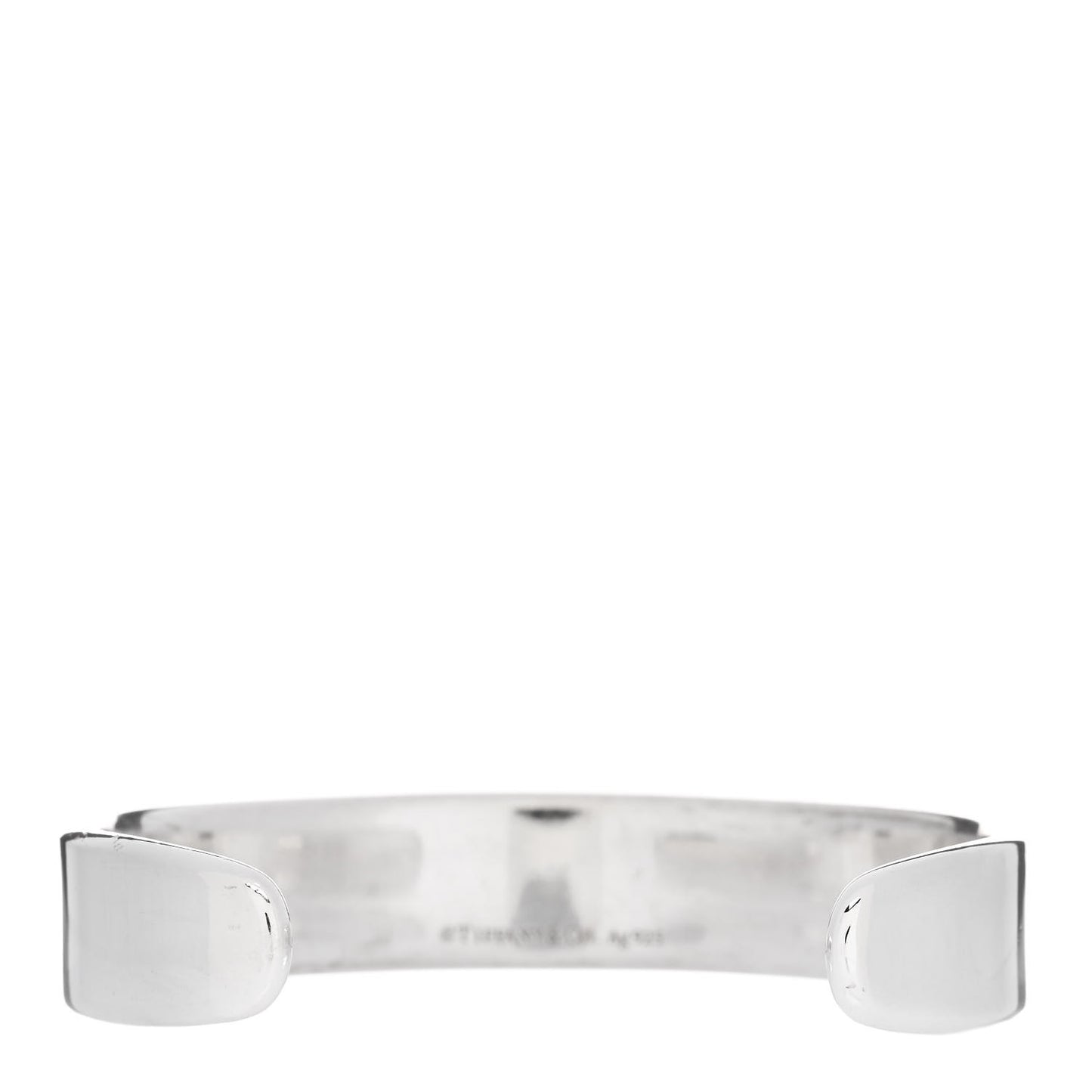 Sterling Silver Diamond Return To Tiffany Narrow Cuff Bracelet