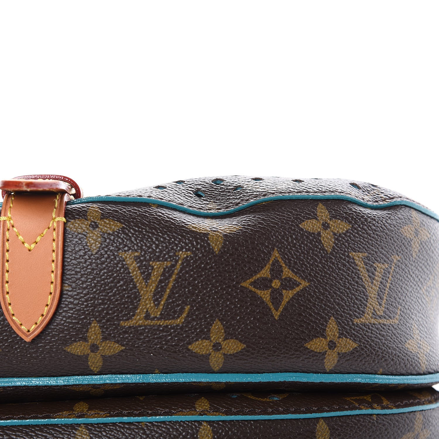 Louis Vuitton Monogram SC Flore Saumur Teal 10 of 10