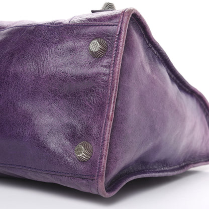 Balenciaga Agneau Giant 21 Silver Hardware Work Raisin 11 of 14