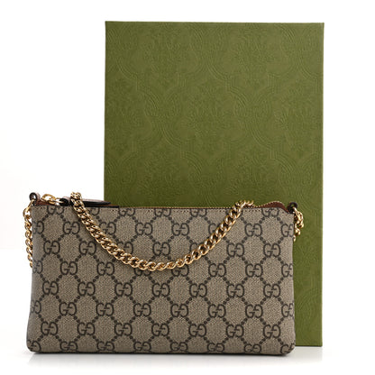 Gucci GG Supreme Monogram Wrist Wallet  Brown 11 of 11