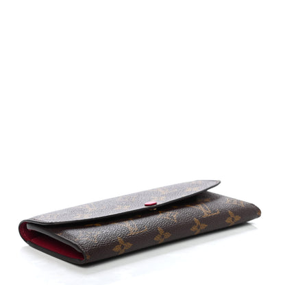 Louis Vuitton Monogram Emilie Wallet Fuchsia 3 of 5