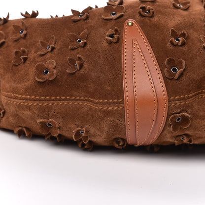 Louis Vuitton Suede Mahina Fleurs Onatah GM Cacao 9 of 10