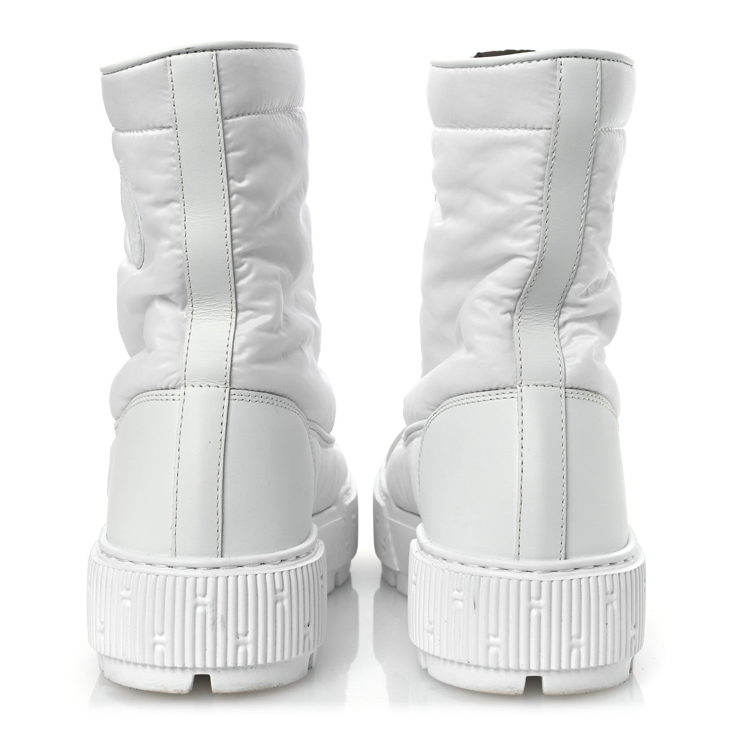 Hermes Calfskin Parachute Fresh Ankle Boots 37.5 White 6 of 12