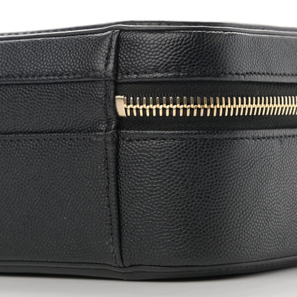 Chanel Caviar Quilted Medium CC Filigree Vanity Case Black 10 of 13