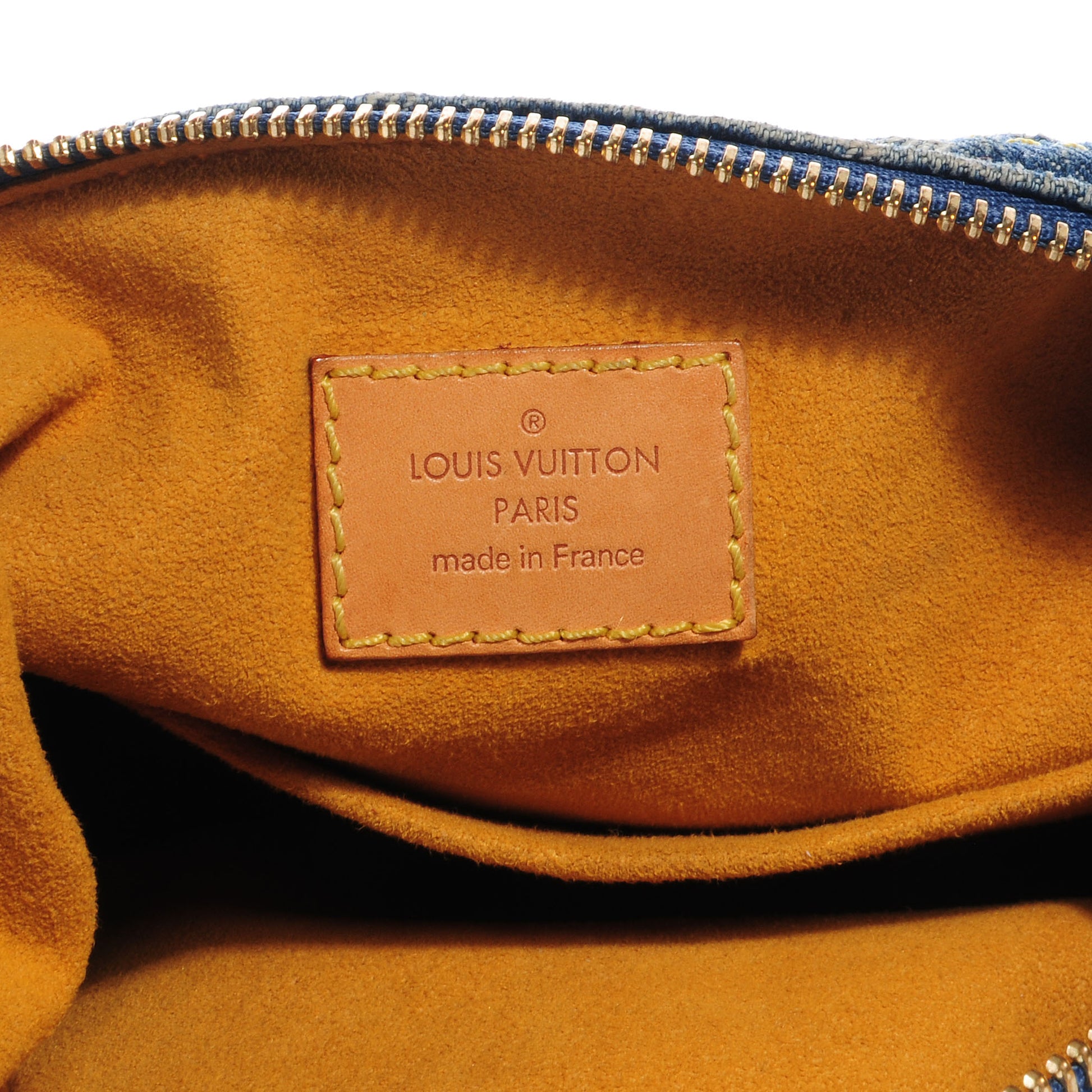 Louis Vuitton Monogram Denim Baggy PM Blue 6 of 7