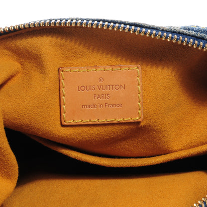 Louis Vuitton Monogram Denim Baggy PM Blue 6 of 7