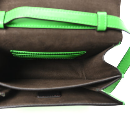 Fendi Vitello King Crystal Fab Crossbody Bag Tomatillo 5 of 10