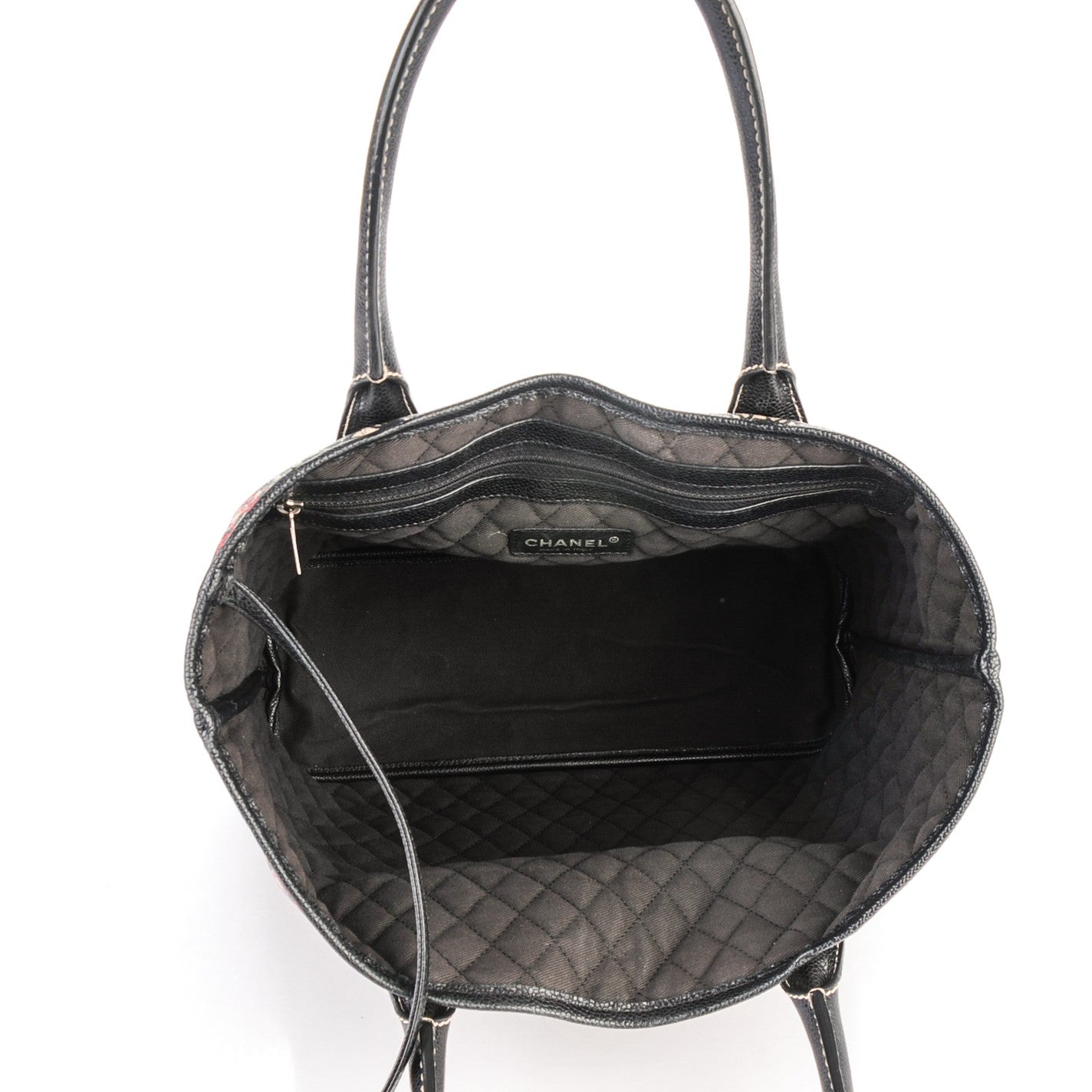 Chanel Coated Canvas Coco Tote Black 6 of 8
