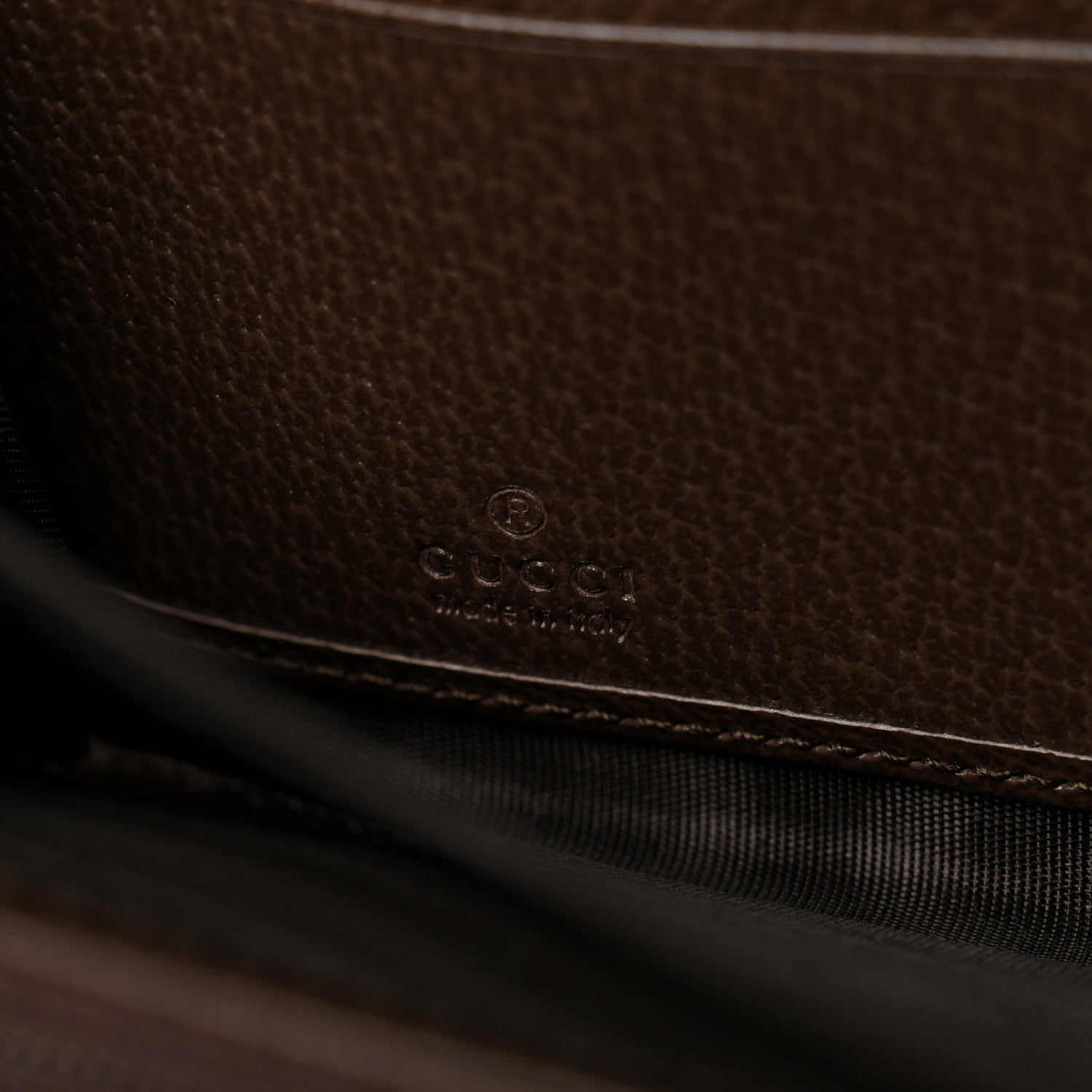 Gucci GG Supreme Monogram Web Ophidia Zip Around Wallet Brown 6 of 9