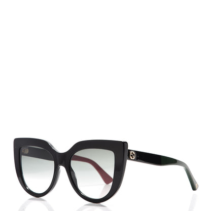Gucci Cat Eye Sunglasses GG 0164/S Black 1 of 8