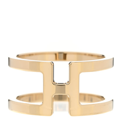 Hermes Permabrass H En Rond Scarf Ring Gold 1 of 5