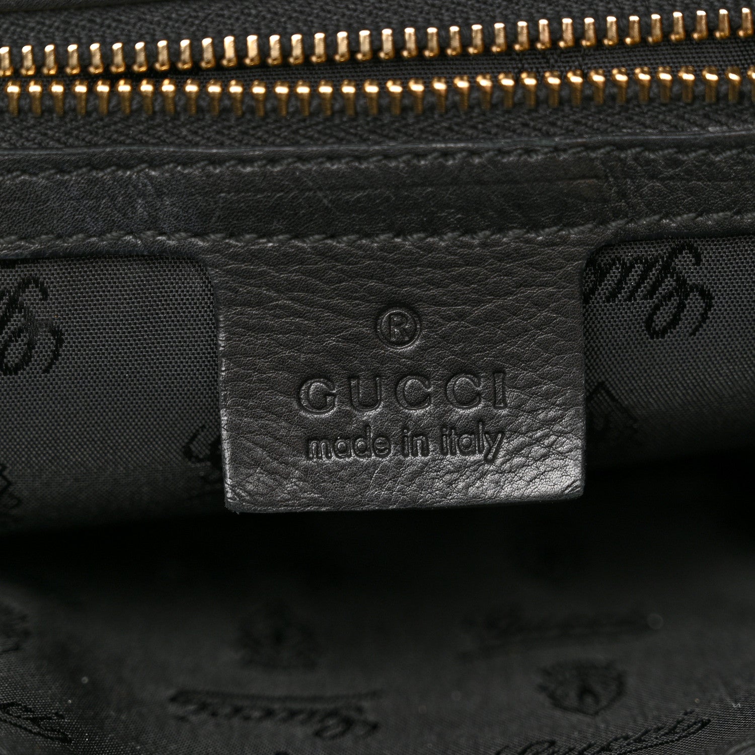 Gucci Snakeskin Medium Hysteria Top Handle Bag Black White 6 of 14