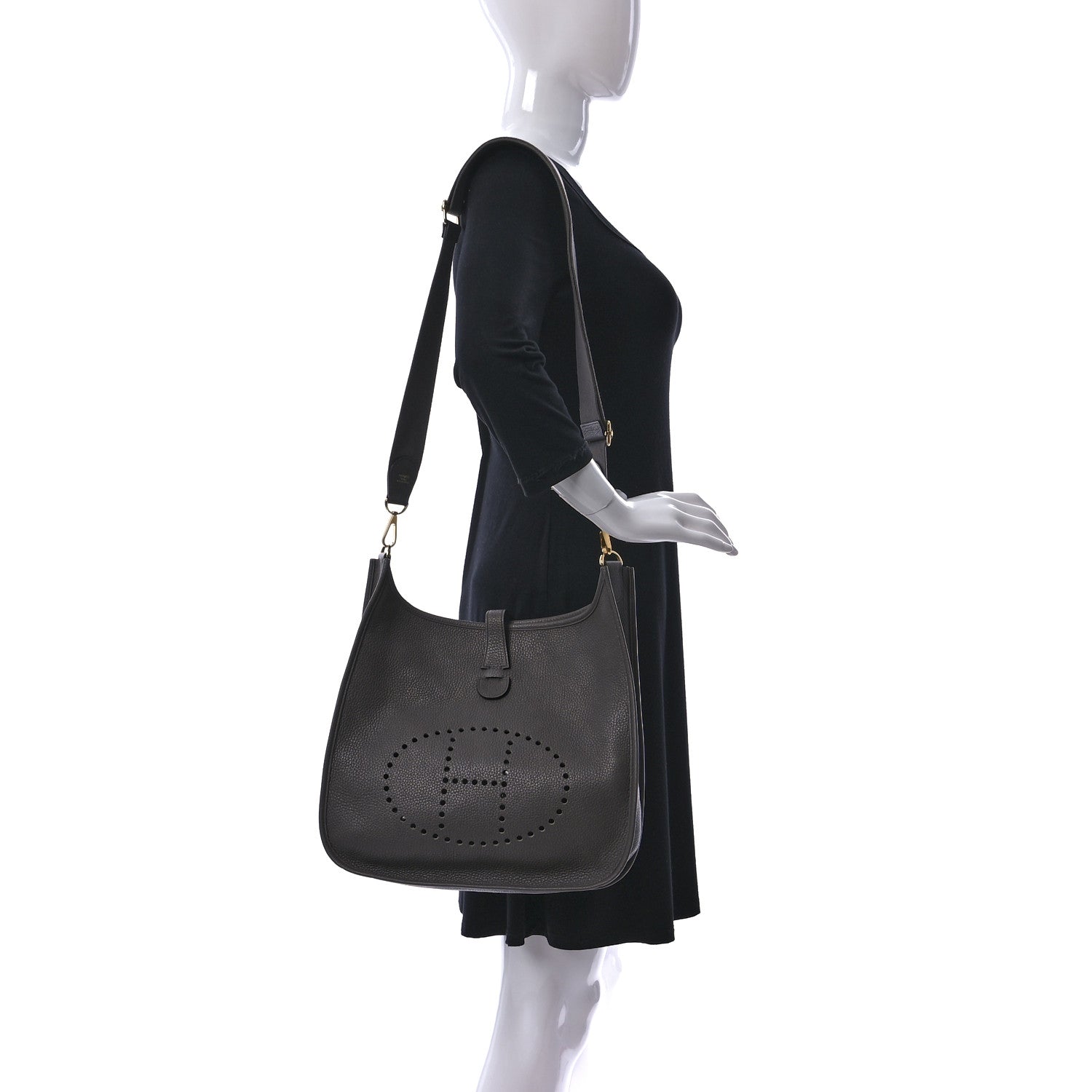 Hermes Epsom Evelyne III GM Etain 2 of 11