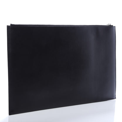 Saint Laurent Calfskin Waiting for Sunset Large Sac De Jour Carryall Pouch Black 3 of 7