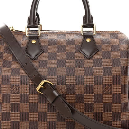 Louis Vuitton Damier Ebene Speedy Bandouliere 25 9 of 14