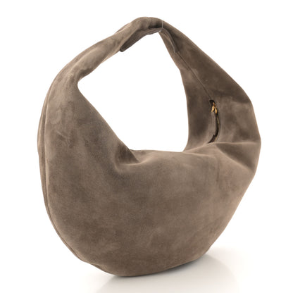 Khaite Suede Calfskin Medium Olivia Hobo Toffee 3 of 11