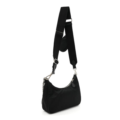 Prada Nylon Re-Edition 2005 Shoulder Bag Black 3 of 10