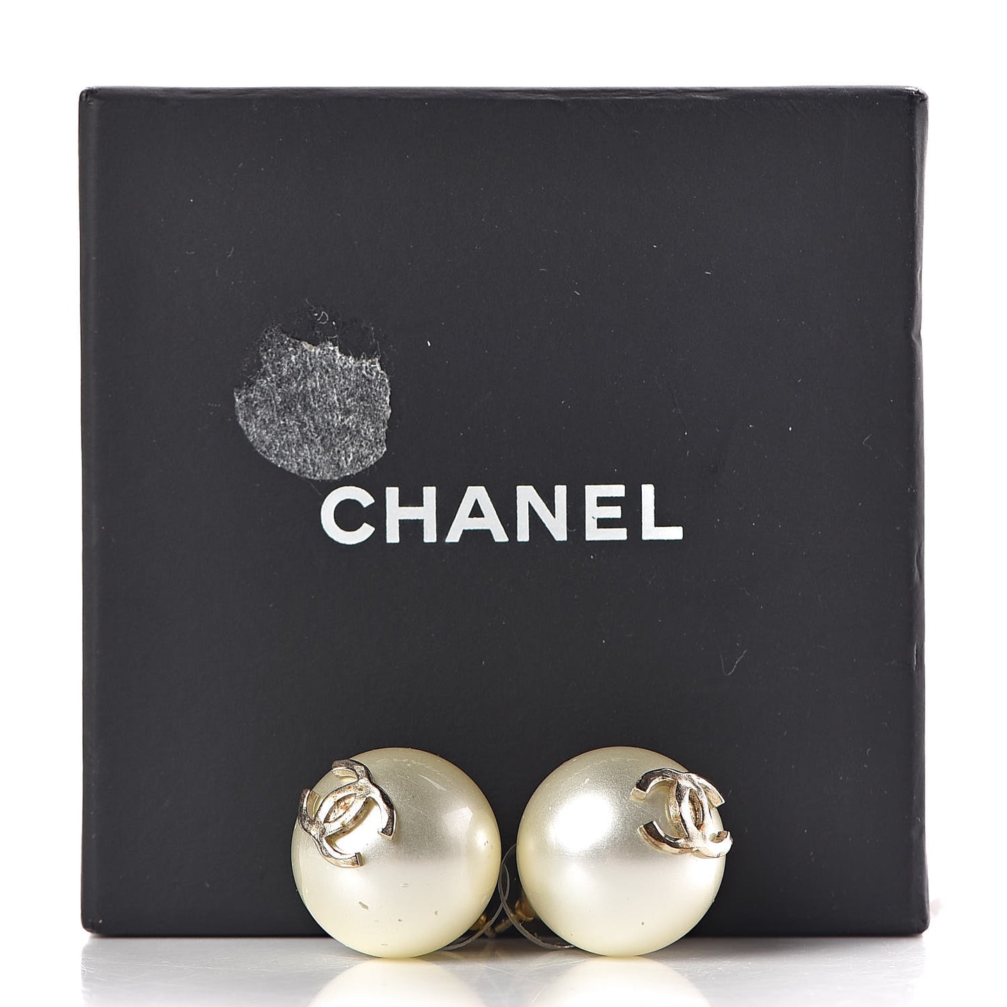 Pearl CC Large Earrings Gold