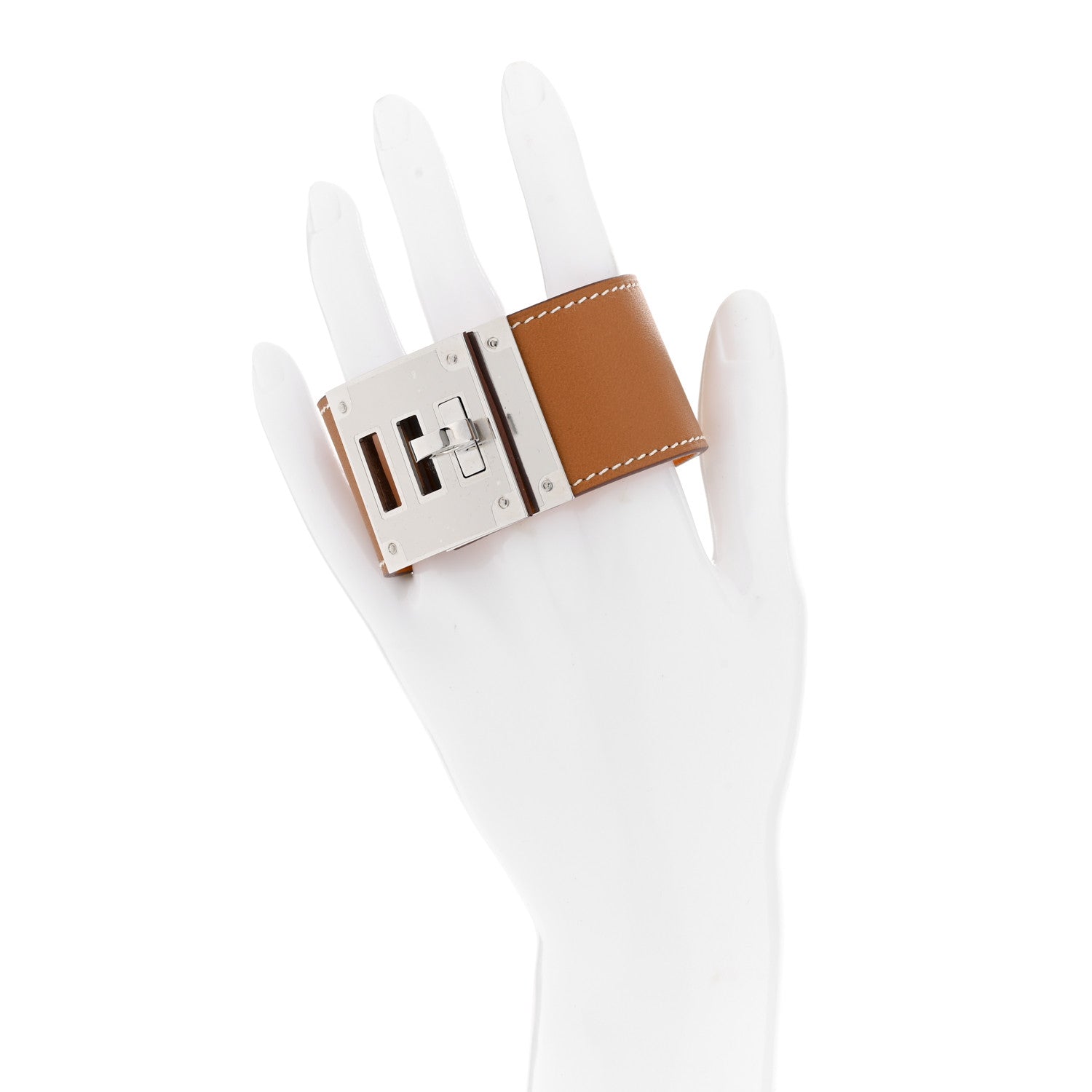 Hermes Swift Kelly Dog Bracelet T2 Gold 2 of 7