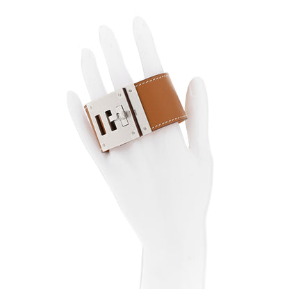 Hermes Swift Kelly Dog Bracelet T2 Gold 2 of 7