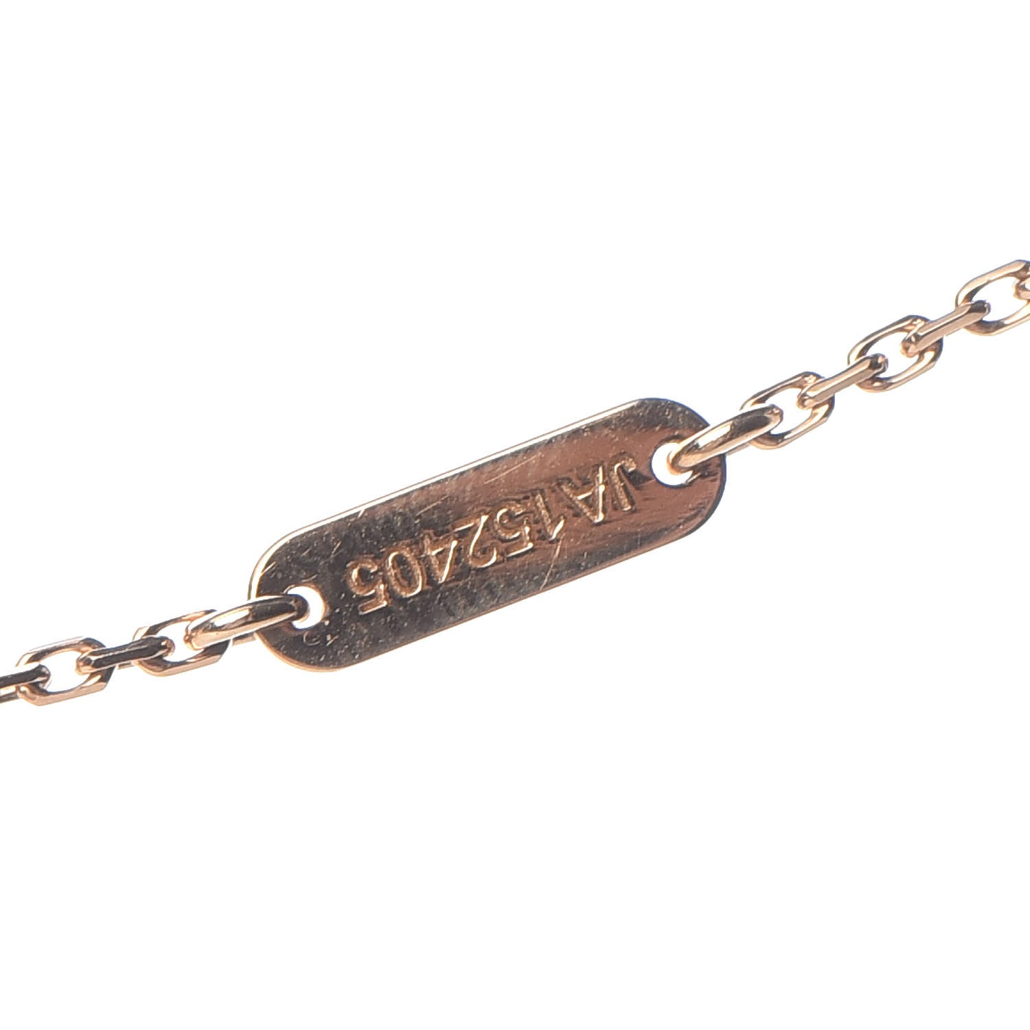 Van Cleef & Arpels 18K Yellow Gold Black Onyx Vintage Alhambra Pendant Necklace 5 of 7