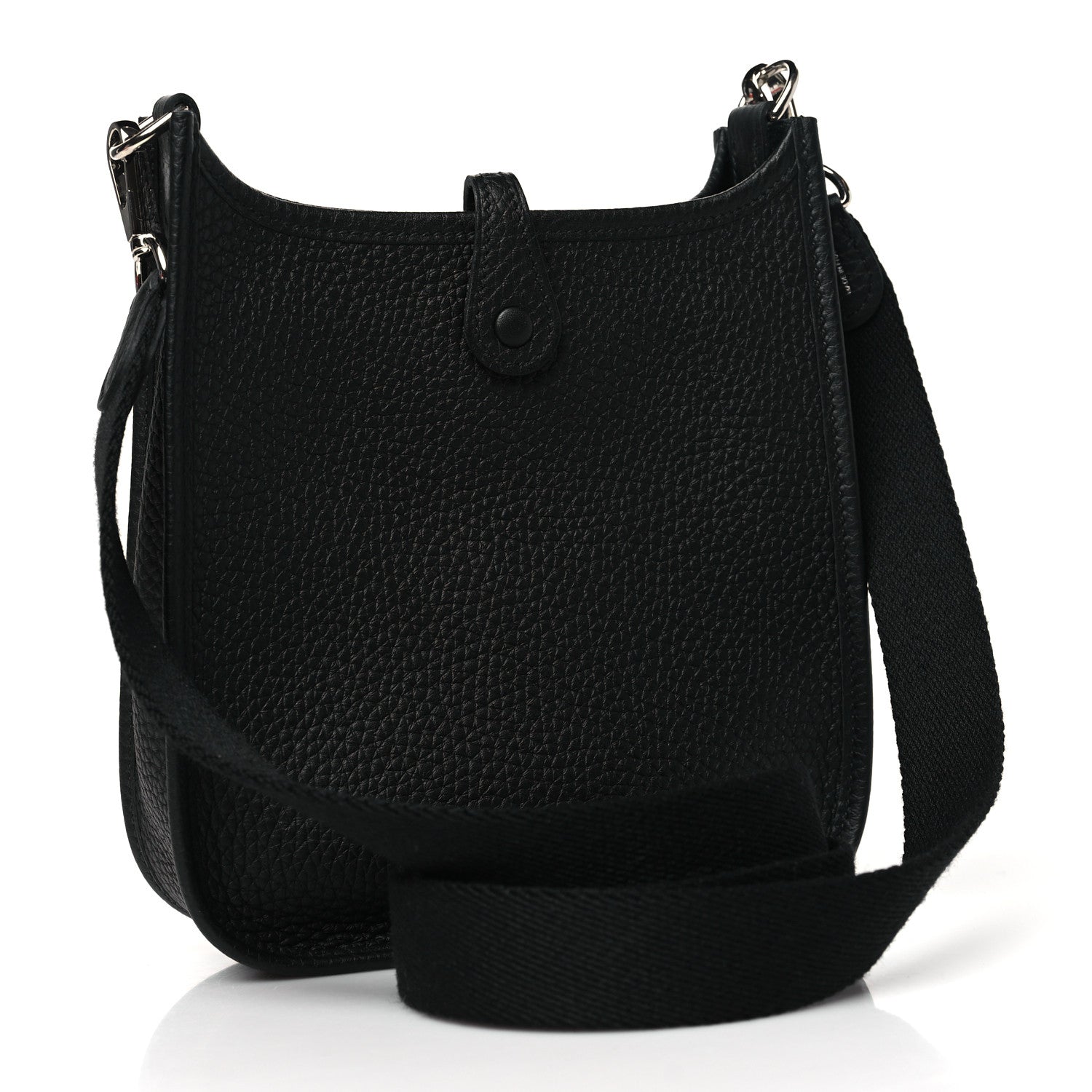 Hermes Taurillon Clemence Evelyne TPM Black 3 of 10
