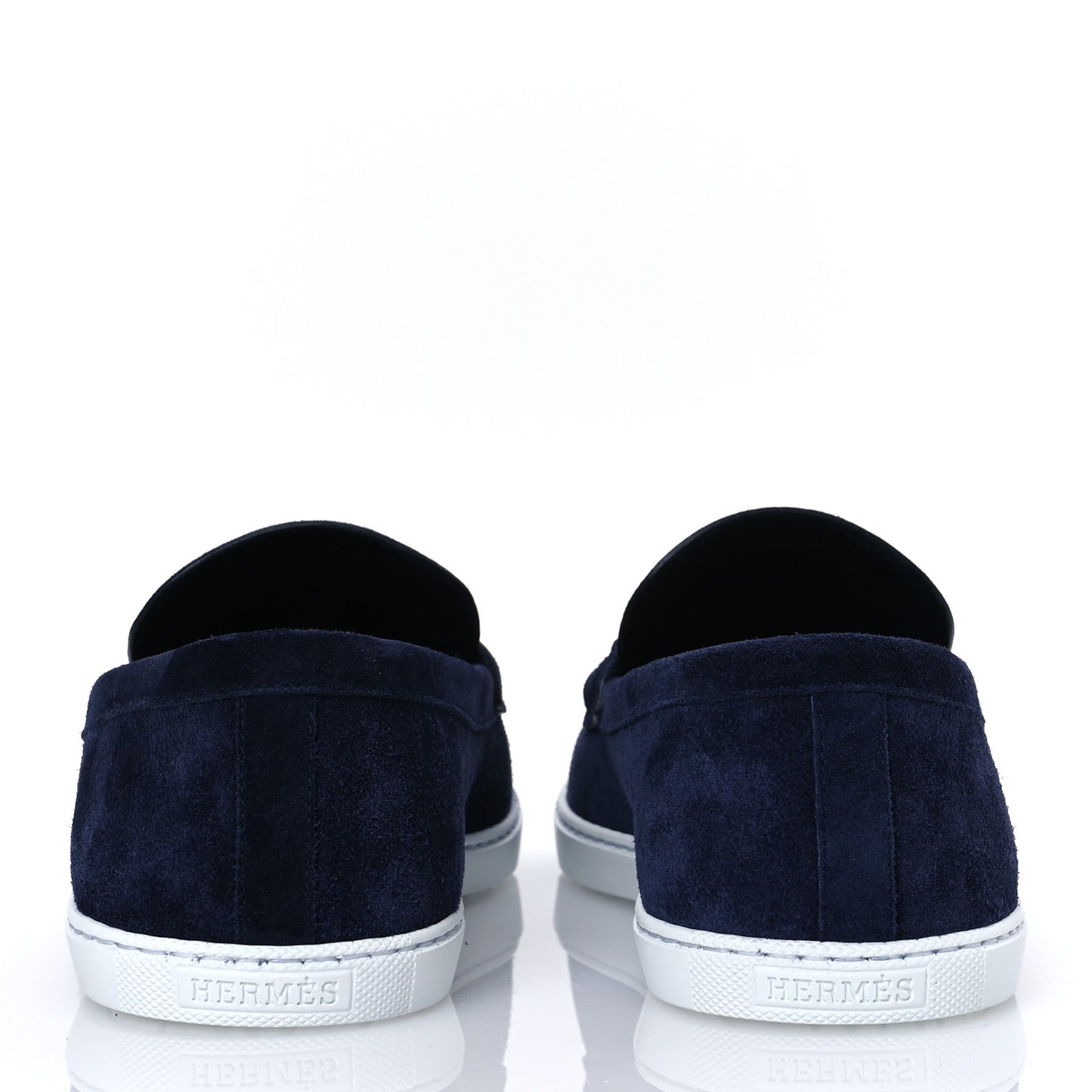 Suede Calfskin Ignacio Loafers 43 Bleu Marine