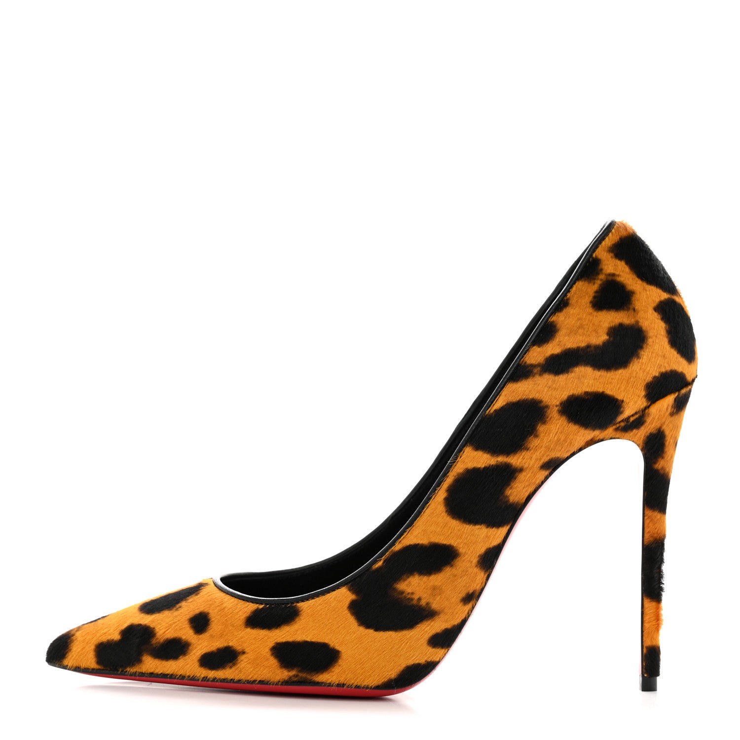 Christian Louboutin Calf Hair Leopard Kate 100 Pumps 38 Spicy 1 of 8