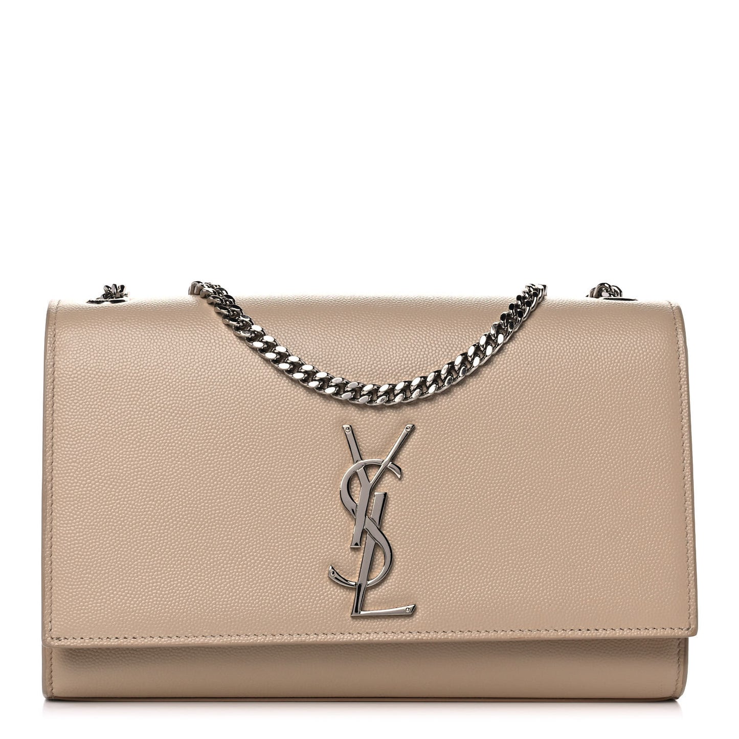 Grain De Poudre Medium Monogram Kate Satchel Nude Powder