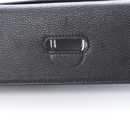 Burberry Goatskin Pendleton D-Ring Clutch Black 9 of 9