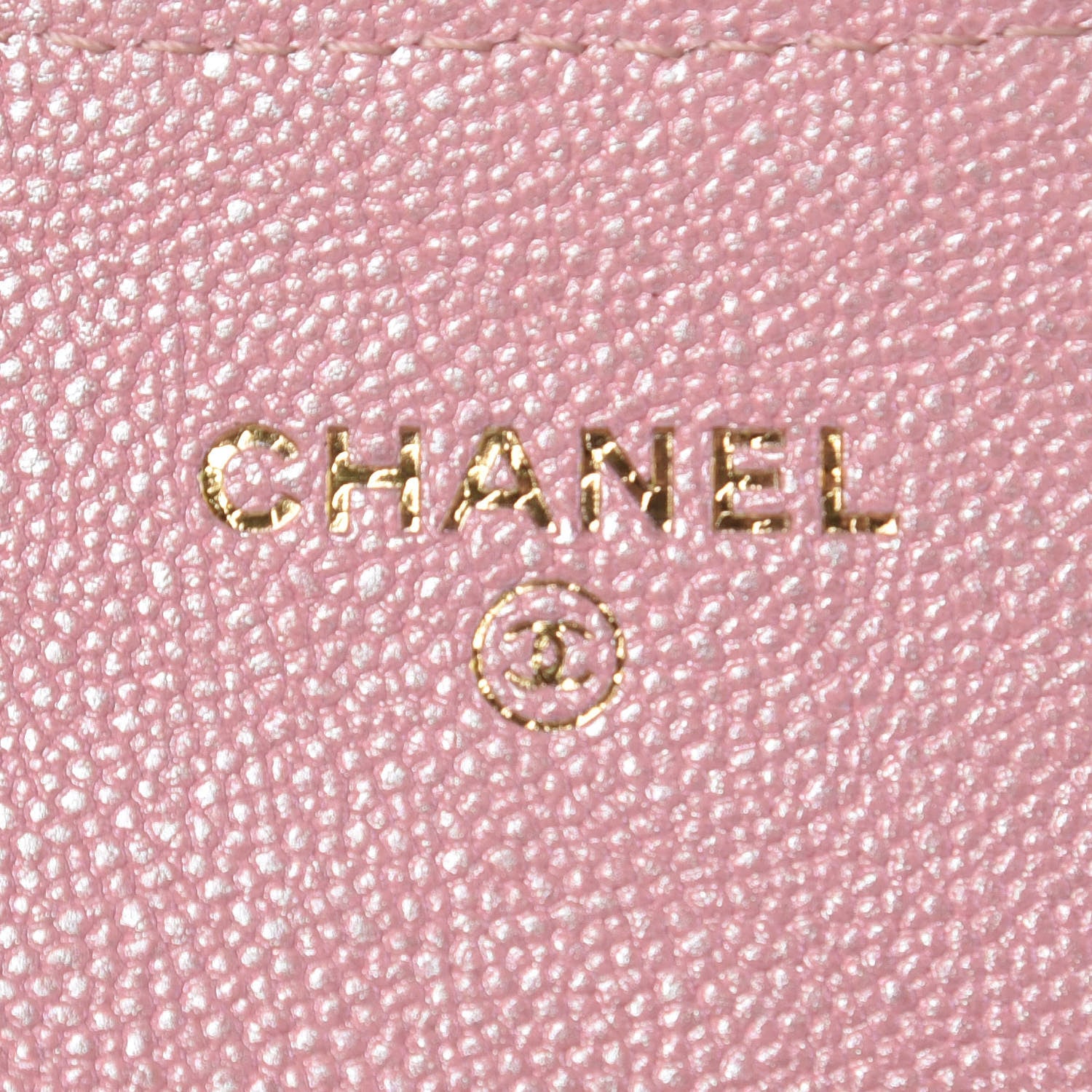 Chanel Iridescent Caviar Quilted Flap Card Holder Rose Pink 8 of 11