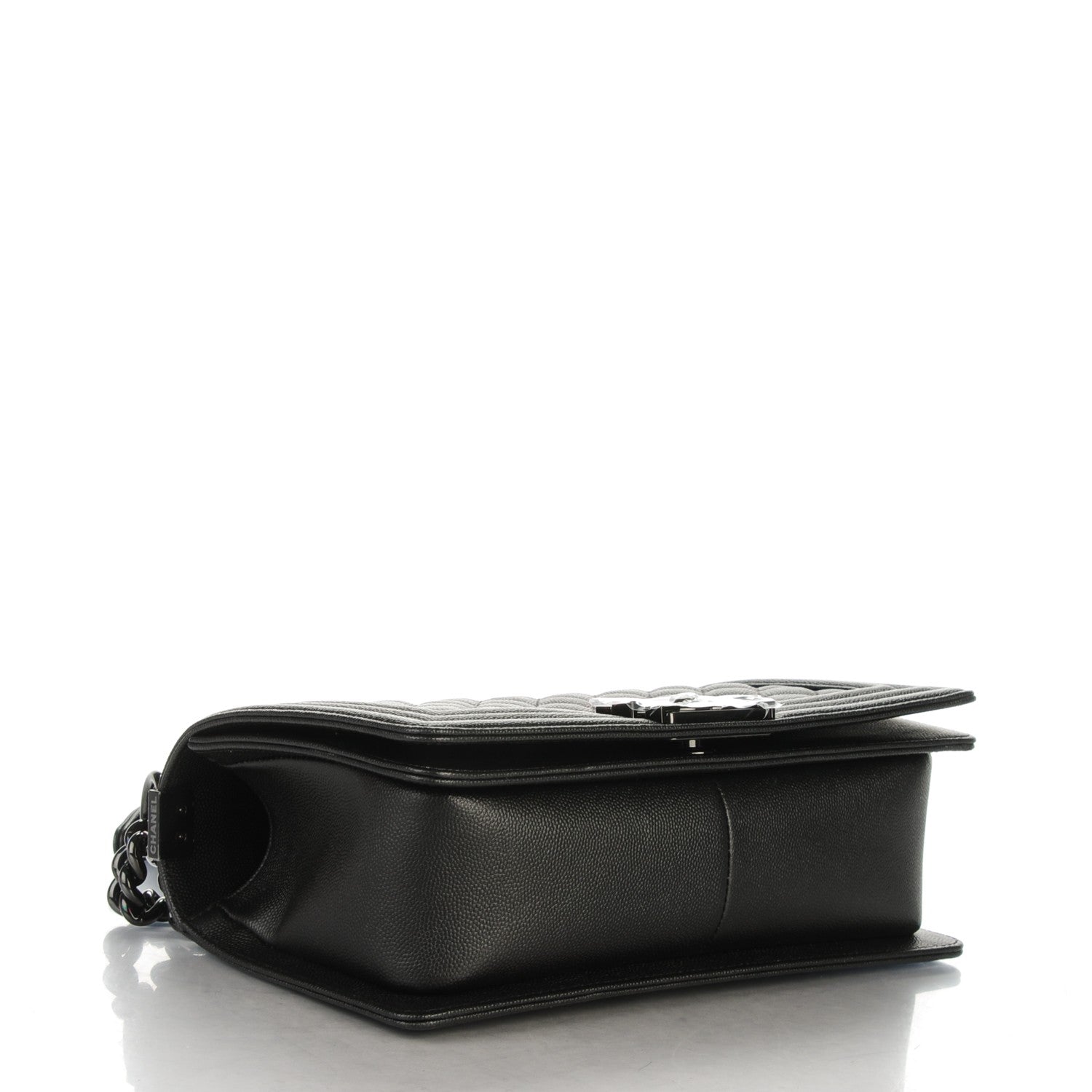 Chanel Caviar Quilted Medium Boy Flap So Black 4 of 7