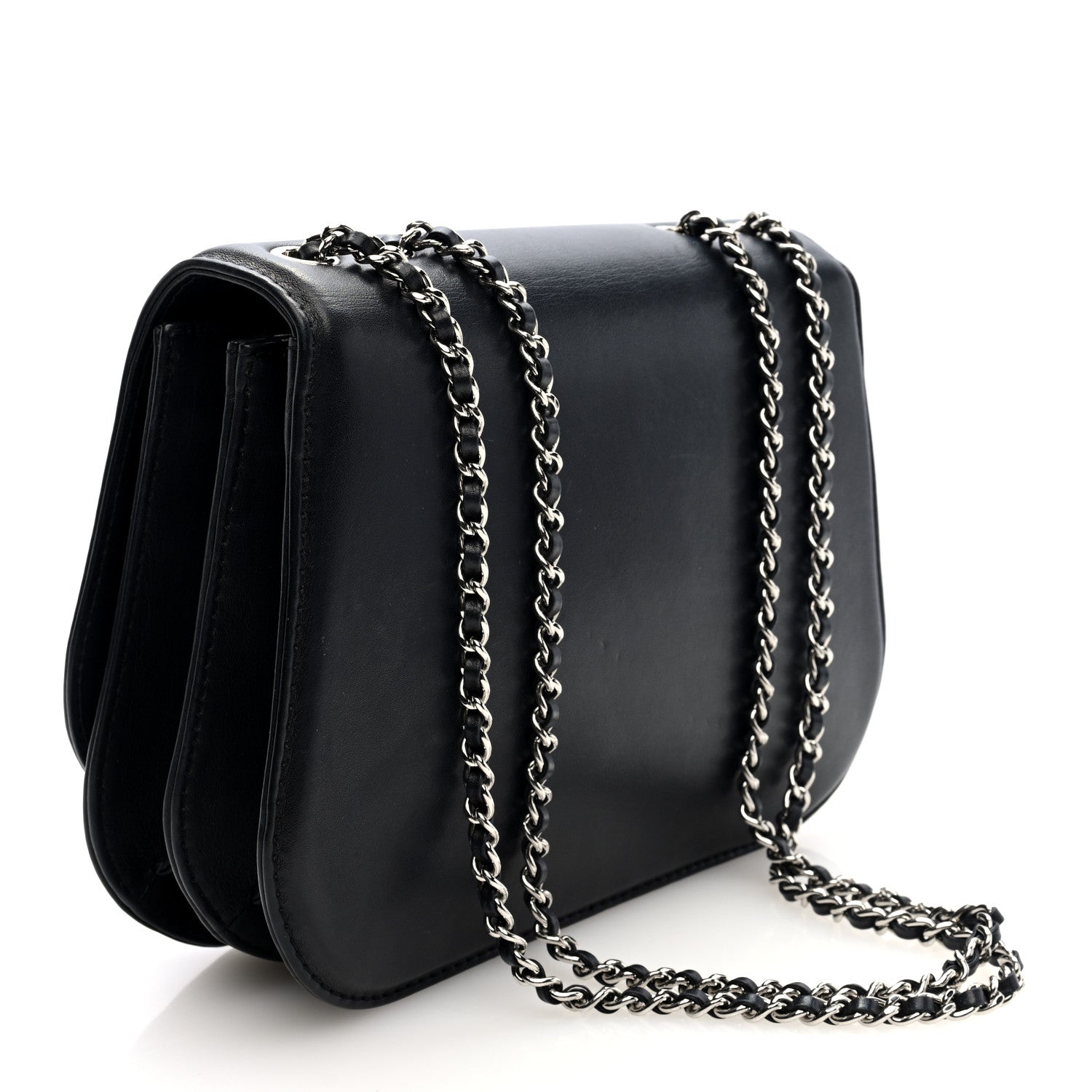 Chanel Calfskin Braided Small Chic Flap Black 3 of 10
