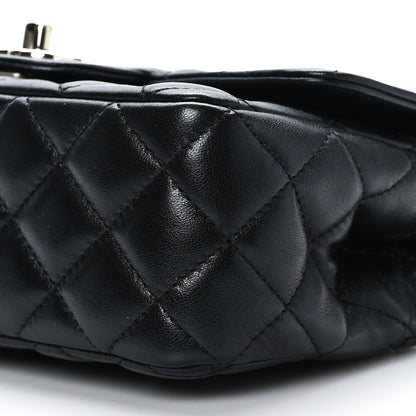 Chanel Lambskin Quilted Mini Crystal Top Handle Rectangular Flap Black 9 of 9