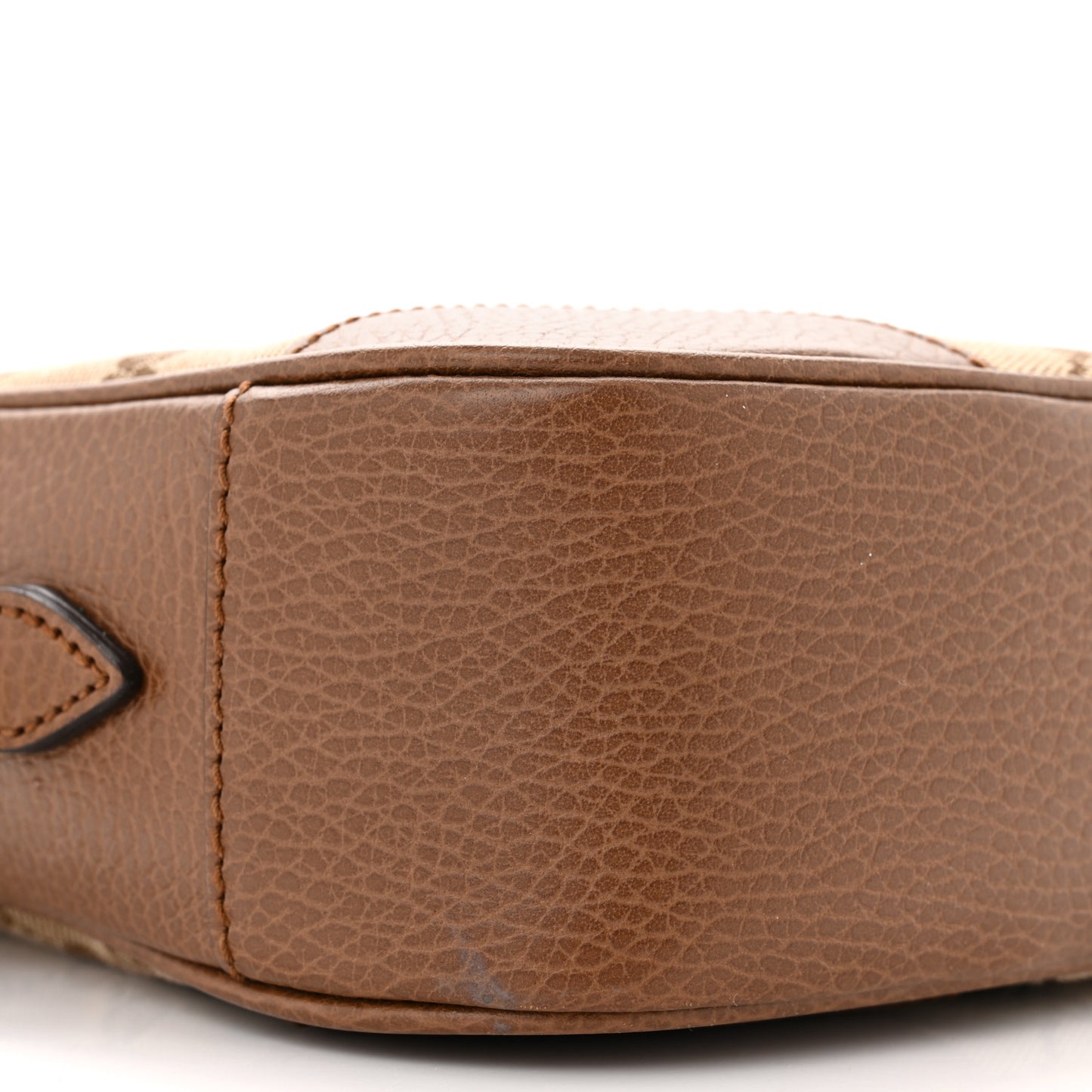Monogram Mini Bree Messenger Bag Beige Tabacco