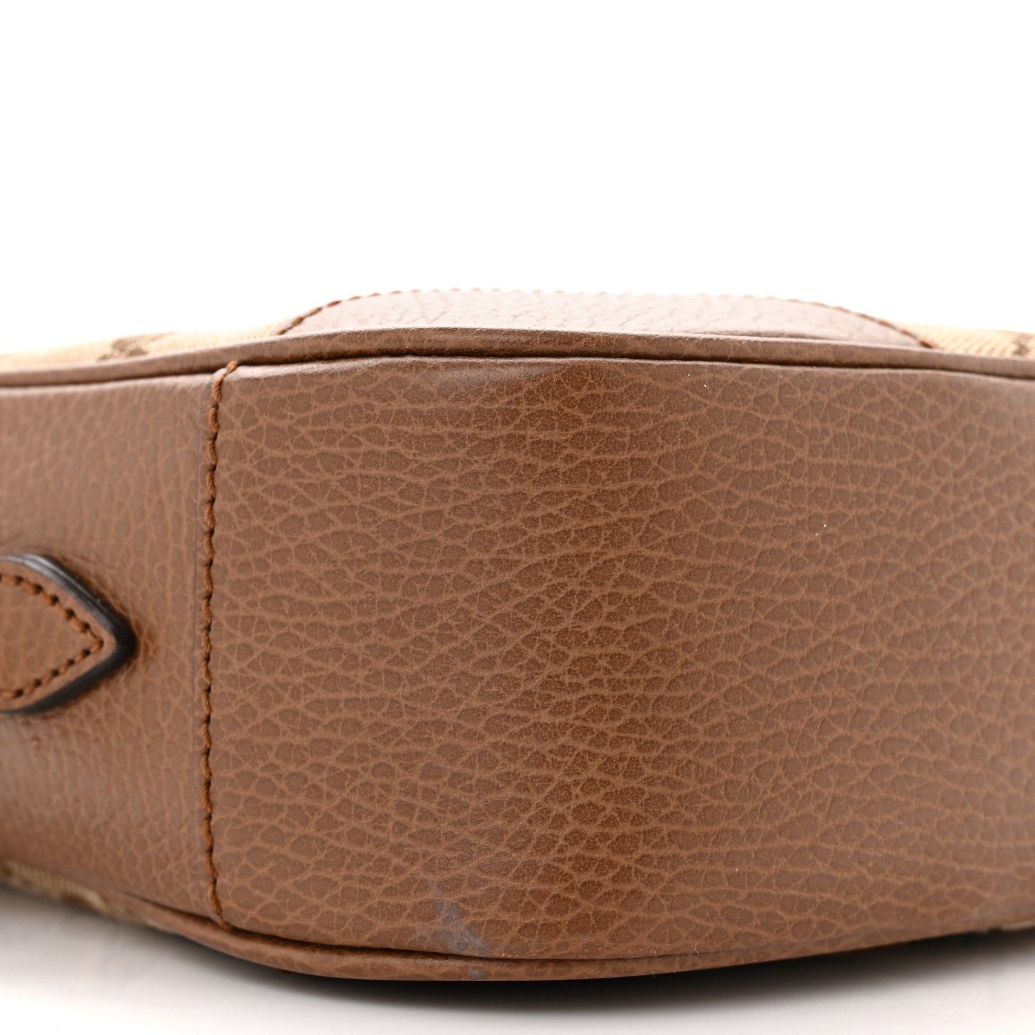Gucci Monogram Mini Bree Messenger Bag Beige Tabacco 9 of 10