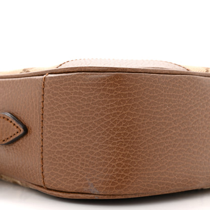 Gucci Monogram Mini Bree Messenger Bag Beige Tabacco 9 of 10