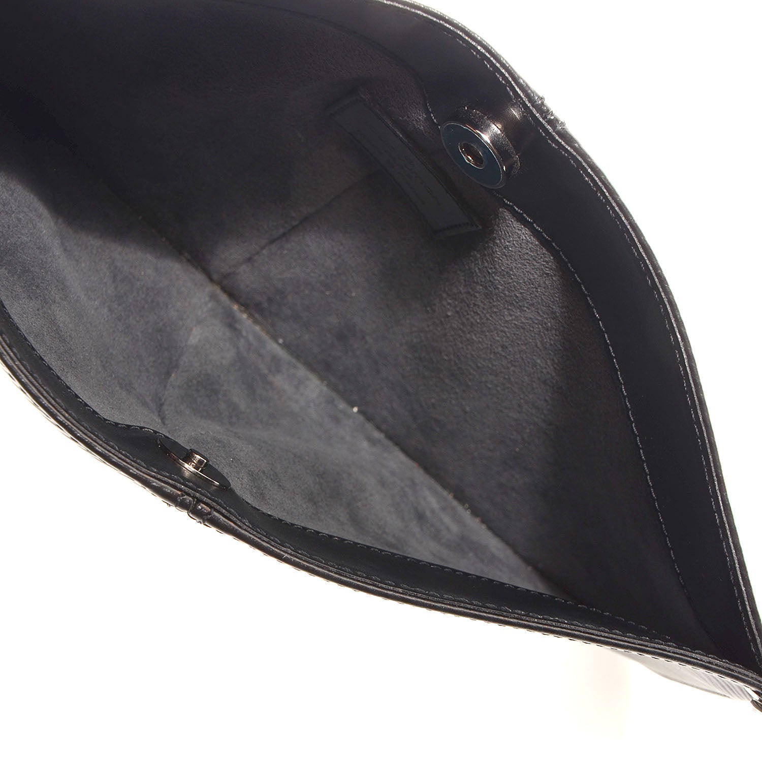 Louis Vuitton Epi Demi Lune Pochette Black 5 of 8